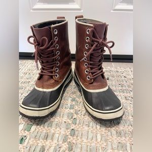 Sorel Premium 1964 Insulated Waterproof Leather Duck Boots Size 6